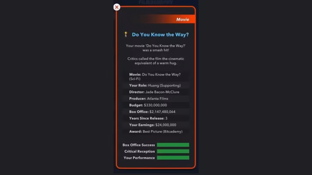 How to make a Movie BitLife